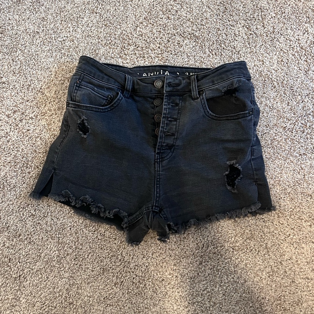 Vanilla Star Distressed Jean Shorts